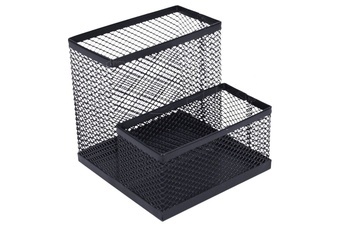 Stojánek kancelářský 10x10cm černý drátěný