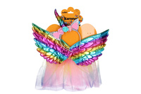 Set karneval Jednorožec sukně,křídla,čelenka barevný Duha