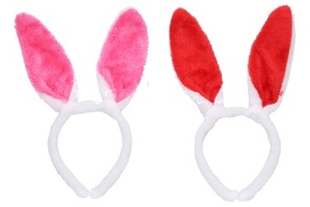 Set karneval - čelenka uši zajíc