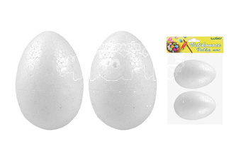 Vajíčko dekorační polystyrénové 9 cm, 2ks