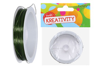 Vázací drátek dekorační zelený 0,4 mm, 30m