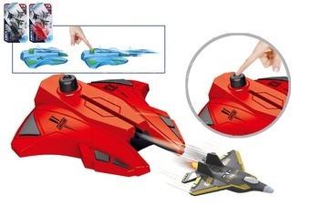 Stíhačka 3ks vystřelovací 7cm 2 barvy na kartě 15x26cm