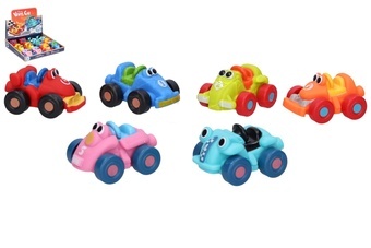 Auto Formule závodní pro nejmenší měkký plast 8cm na volný chod různé druhy