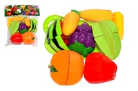 Ovoce krájecí plast s prkénkem s nožem v sáčku 18,5x23x6cm
