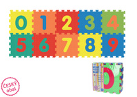Pěnové puzzle Číslice 30 x 30 x 1 cm 10 ks