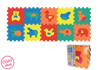 Pěnové puzzle Zvířata 30 x 30 x 1 cm 10 ks