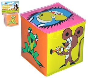 Pískací kostka Krtek 7x7cm