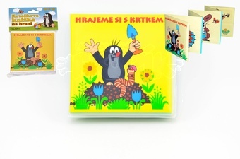 Rozkládací knížka Krtek plastová 12x12cm