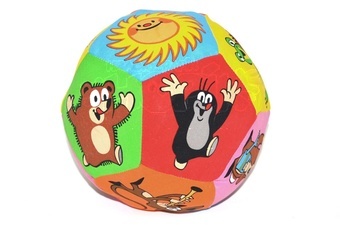 Míč Krtek textilní 15cm