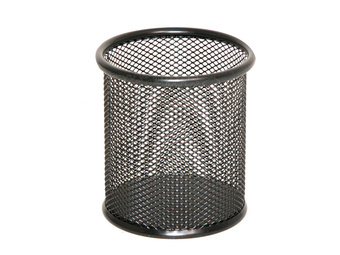 Stojánek drátěný kulatý kancelářský kulatý na tužky