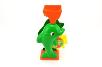 Mlýnek delfín plastový 30cm 2 barvy