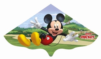 Günther Létající drak Mickey Mouse II. 115x63cm jednošňůrový silná PE folie