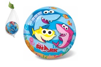 Míč Baby Shark nafouknutý 14 cm v síťce