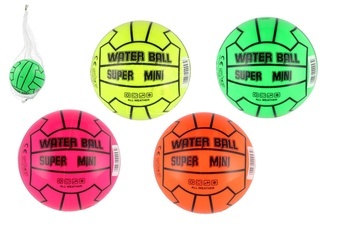 Míč k vodě mini nafouknutý 14cm 4 barvy v síťce