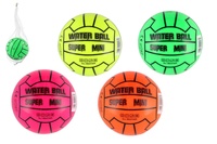 Míč k vodě mini nafouknutý 14cm 4 barvy v síťce