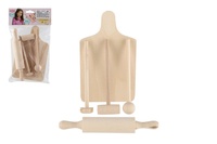 Kuchyňské nádobí dřevěné prkénko, váleček a palička