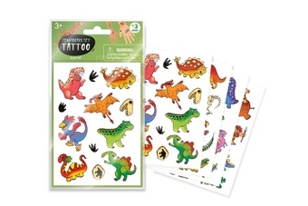 Tetování Dinosaurus/Dinosauři 10,5x15cm 4 listy v sáčku