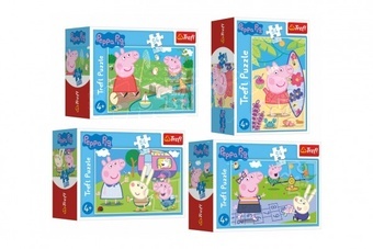 Trefl Puzzle mini Peppa Pig různé druhy 54 dílků