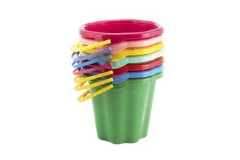 Kbelík na písek plastový různé barvy 19cm