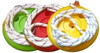 Houpačka Jojo kruh plastová na zavěšení různé barvy
