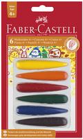 Faber Castell Plastové pastelky voskovky do dlaně 6ks