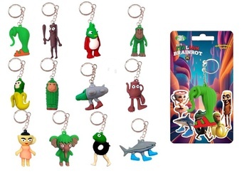 Přívěsek na klíče Brainrot 3D 7cm různé druhy