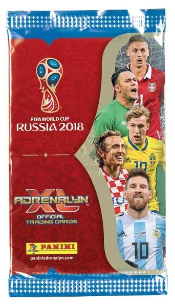 Panini Fifa World Cup 2018 Russia Adrenalyn karty fotbalistů