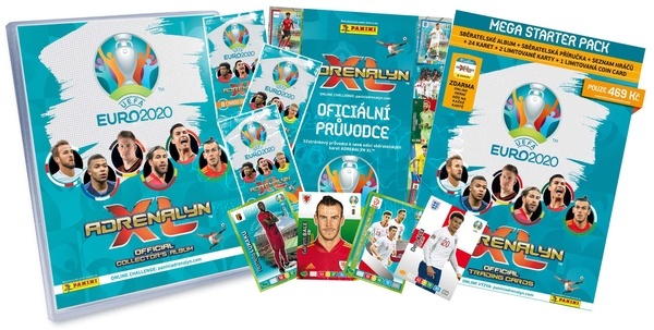 Panini Sběratelské karty Euro 2020 Adrenalyn Starter Set