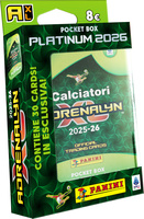 SERIE A 2025/2026 - ADRENALYN karty - plechová krabička (pocket)