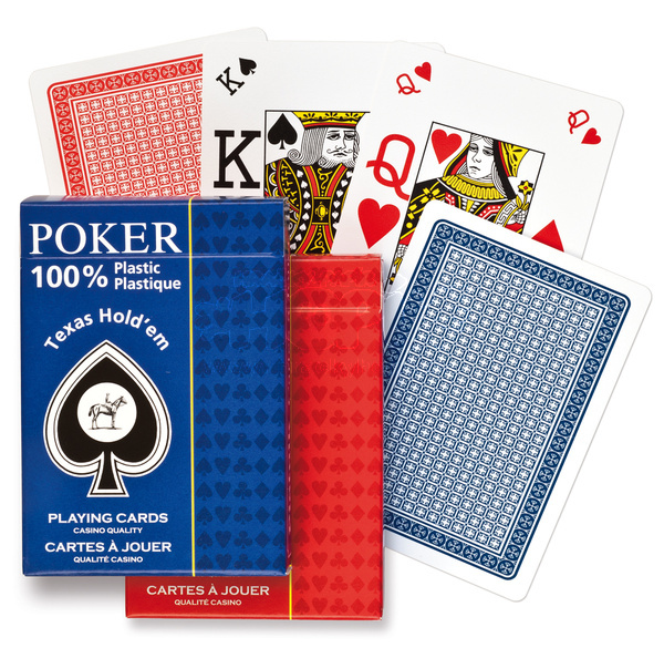 Karty Poker - 100% Plastic Jumbo Index Speciál