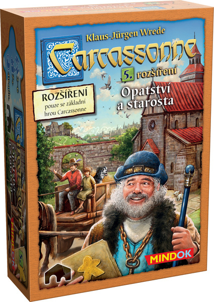 Mindok Carcassonne 5.rozšíření Opatství a starosta