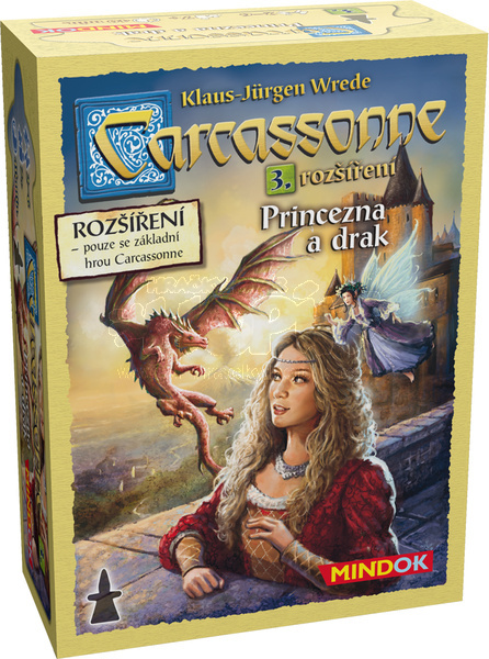 Mindok Carcassonne 3.rozšíření Princezna a drak
