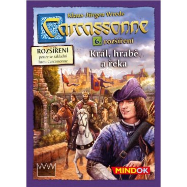 Mindok Carcassonne 6.rozšíření Král, hrabě a řeka