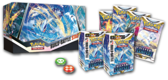 Pokémon Sběratelké karty Sword and Shield  12 Silver Tempest Build & Battle Stadium