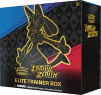 Pokémon TCG SWSH12.5 Crown Zenith Lucario Elite Trainer Box