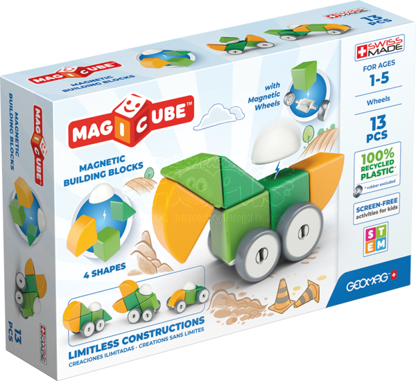 Geomag Magnetická Stavebnice Magicube Shapes 13ks