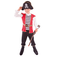 Dětský Kostým pirát s kloboukem vel.M šaty na karneval