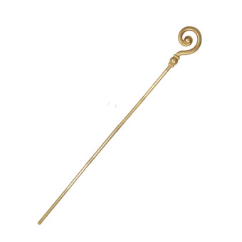Mikulášská hůl berle zlatá 166-193cm