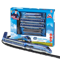 Vlak Pendolíno České dráhy s kolejemi 23ks se zvukem a světlem