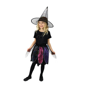 Kostým čarodějnice Sukně tutu a klobouk