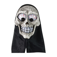 Maska Lebka Halloween se šátkem