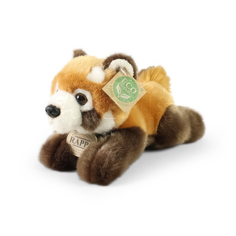 Plyšová panda červená ležící 20 cm eco friendly