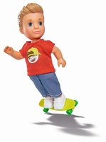 Simba Panáček Timmy se skateboardem 12cm Evička