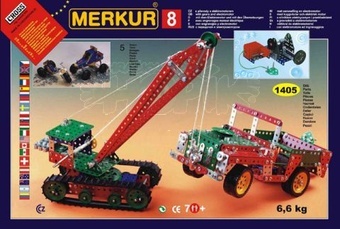 Stavebnice MERKUR 8 130 modelů 1405ks