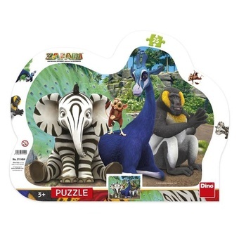 Dino Deskové Puzzle Zafari 25 dílků