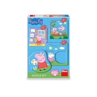Dino Baby Puzzle Peppa Pig Rodina 3-5 dílků