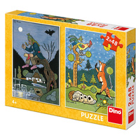 Dino Puzzle Pohádky Josef Lada 2x48 dílků
