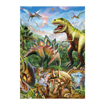 Dino Puzzle Neon Svět Dinosaurů 100XL dílků