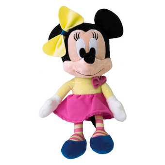 Dino Walt Disney Minnie žluto-růžové šaty plyš 25cm