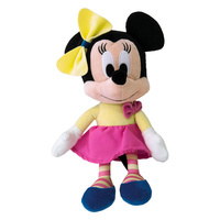 Dino Walt Disney Minnie žluto-růžové šaty plyš 25cm